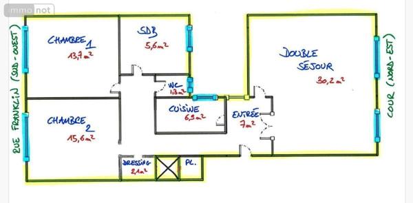 Appartement à vendre à Courbevoie dans les Hauts-de-Seine (92400), ref : 75022-894