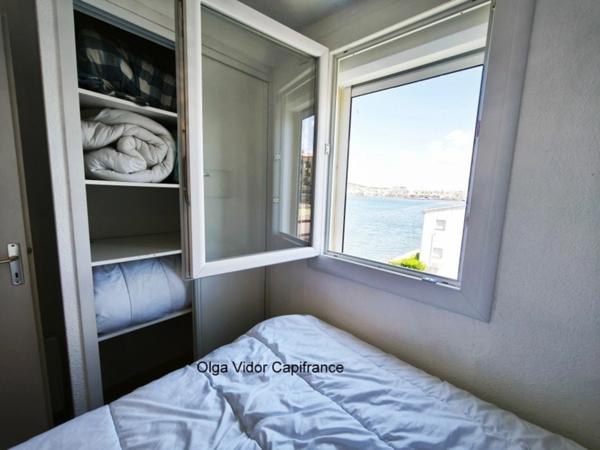 CAP D'AGDE Appartement à vendre 2 pièces avec cabine surface totale au sol 35,02 m² et parking privatif