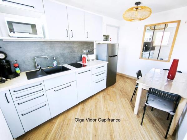 CAP D'AGDE Appartement à vendre 2 pièces avec cabine surface totale au sol 35,02 m² et parking privatif