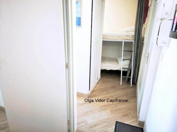CAP D'AGDE Appartement à vendre 2 pièces avec cabine surface totale au sol 35,02 m² et parking privatif