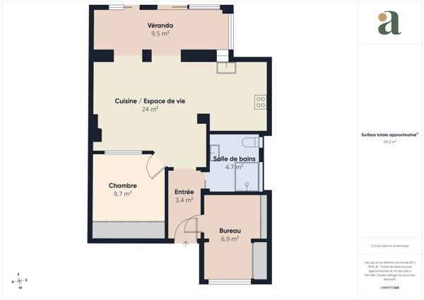 Votre oasis aux Chartrons : appartement avec jardin de 45 m²