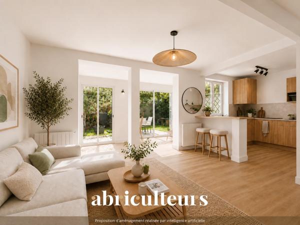 Votre oasis aux Chartrons : appartement avec jardin de 45 m²