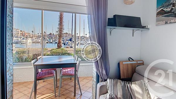 Appartement F2 à vendre  2 pièces - 22,20 m2 PORT LEUCATE - 11