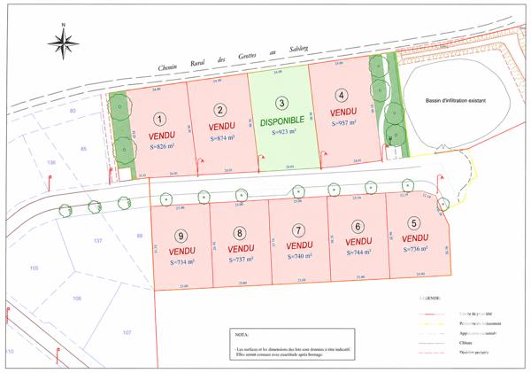 Terrain à vendre 923 m² Saint-Florent-sur-Cher