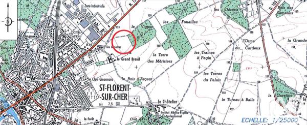 Terrain à vendre 923 m² Saint-Florent-sur-Cher