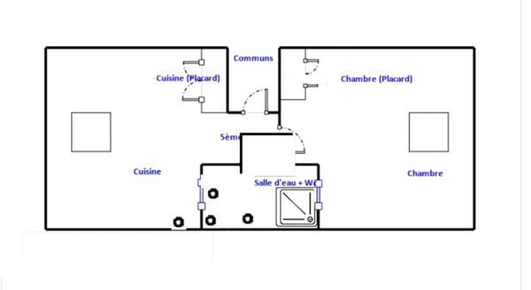 Vals-les-Bains (07600) Ensemble immobilier – 2 logements dans la même copropriété – Vals-les-Bains