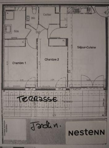 T3 REZ DE JARDIN TERRASSE JARDIN GARAGE DOUBLE