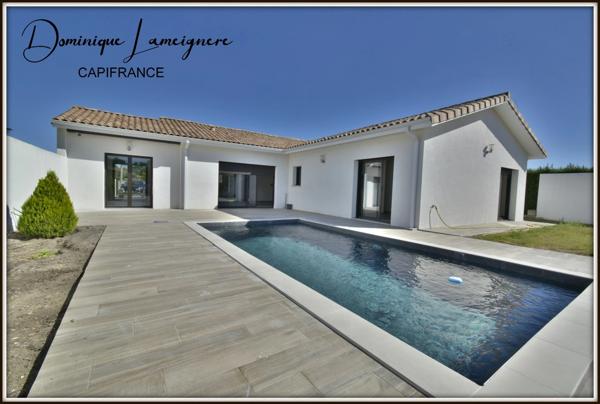 PROCHE SAINT PAUL LES DAX ( 15 mn au NORD - Commune Laluque ) - BELLE VILLA de 2023 - 164 m2 - 5 CHAMBRES