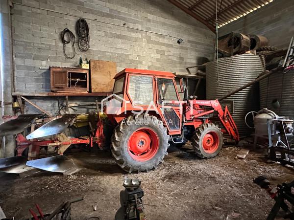 Exploitation agricole 33,9 ha avec maison, bâtiments, matériel et revenu photovoltaïque