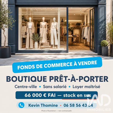 Habillement, Textile​ à vendre 75 m² Aubigny-sur-Nère