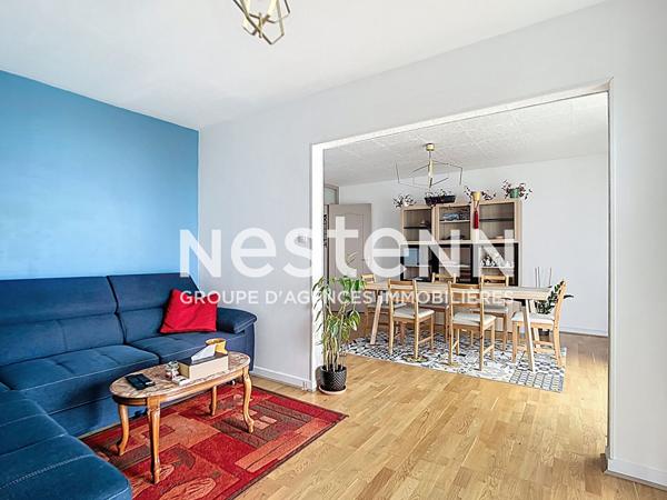 RILLIEUX LA PAPE APPARTEMENT T5 85.51 M² AU 7 ÈME ÉTAGE 3 CHAMBRES GRAND BALCON ET UNE CAVE