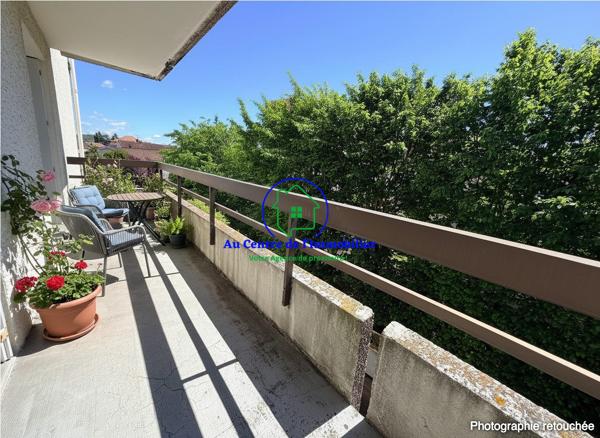 Appartement T3 avec exterieur et garage