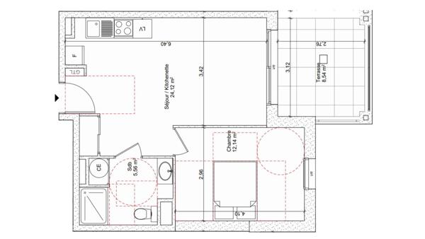 Appartement à vendre 2 pièces 42 m² Bormes-les-Mimosas