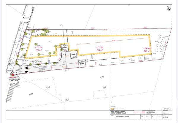 Terrain à vendre 1 549 m² Cabrières-d'Avignon