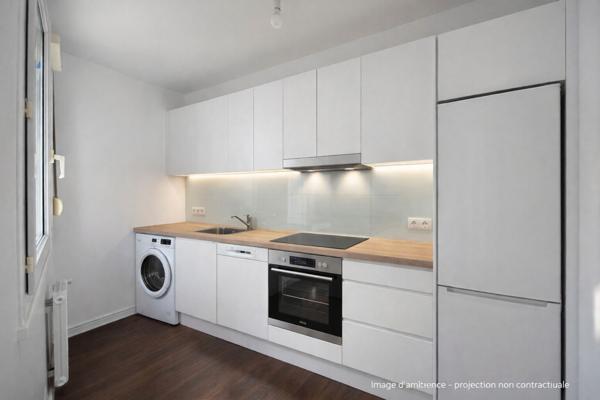 La Garenne Colombes - rue léon Maurice Nordmann - studio de 31 m2 - balcon