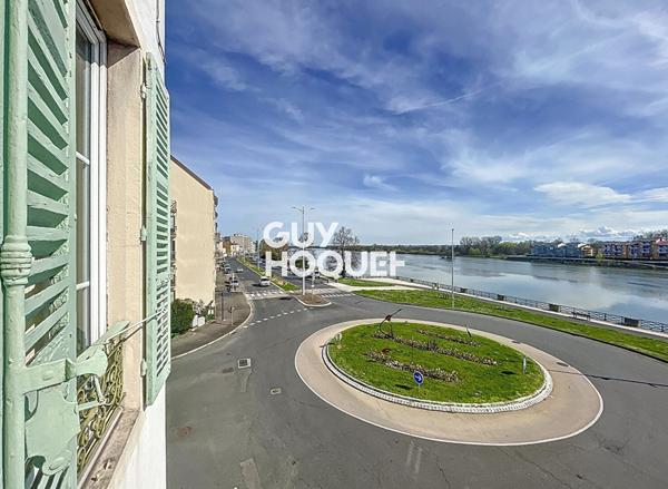 Appartement vue sur Saône, 4 Chs + Bureau et Balcon - 71000 MACON