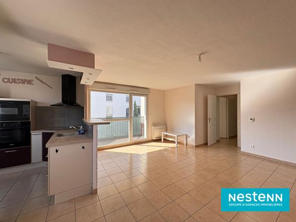 Appartement de type 3 de 65.09m² avec garage fermé en sous-sol situé à Meyzieu Centre