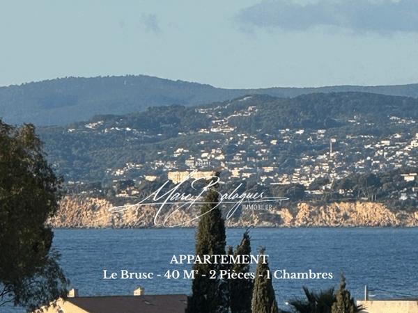 Six-Fours-les-Plages (83140) << Idéal pied-à-terre au Brusc : T2 parfait état, loggia, cave, parking privé + vélo sécurisé >>
