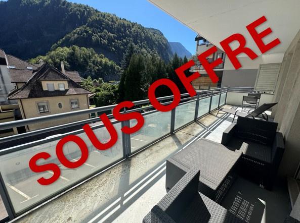 CLUSES - Centre-ville - Appartement T2 loué + place de parki