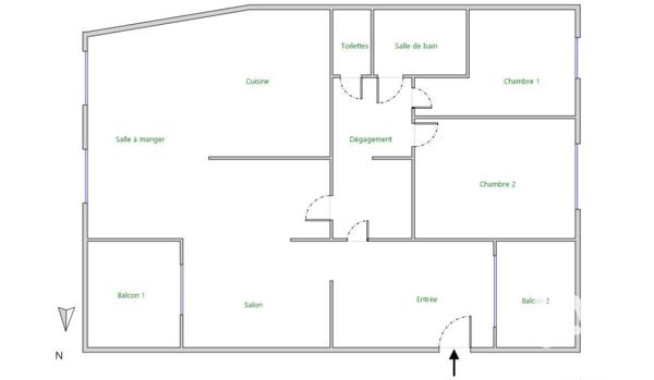 Appartement à vendre 4 pièces 86 m² Nantes