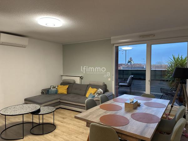 Duplex 3 pièces avec terrasse, balcon et garage