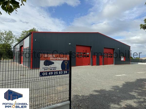 LOCAL D’ACTIVITE AVEC PARKINGS DE 350m2 au sol ainsi que 87m2 de mezzanine