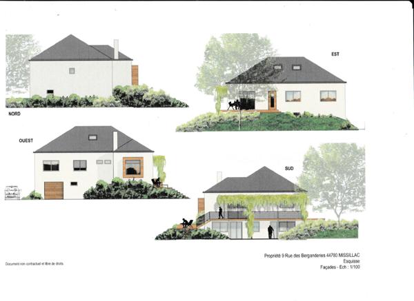 À vendre - Maison individuelle, 8 pièces située à Missillac (44780)