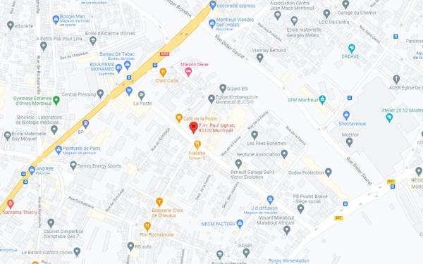 A louer  BOX fermé  pour stockage ou stationnement  à MONTREUIL  - AV E  PAUL SIGNAC - MONTREUIL