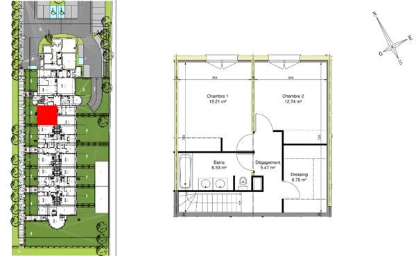 Appartement à vendre 4 pièces 94,21 m² Fontainebleau