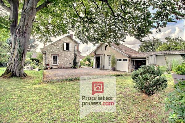 1h de Paris Bercy -10 mn de la Gare de Montargis à pied, ELEGANTE MEULIERE de 6 PIECES + GARAGE et STUDIO (à rénover), JARDIN