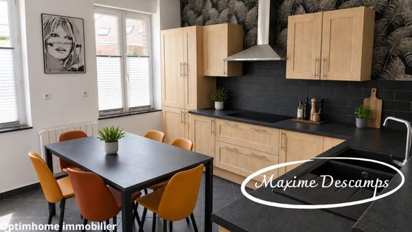 Maison centre ville en semi plain pied avec jardin et garage