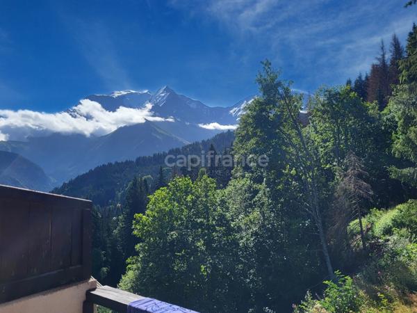 Appartement à vendre 3 pièces à St Gervais(74) - Vue Mont Blanc