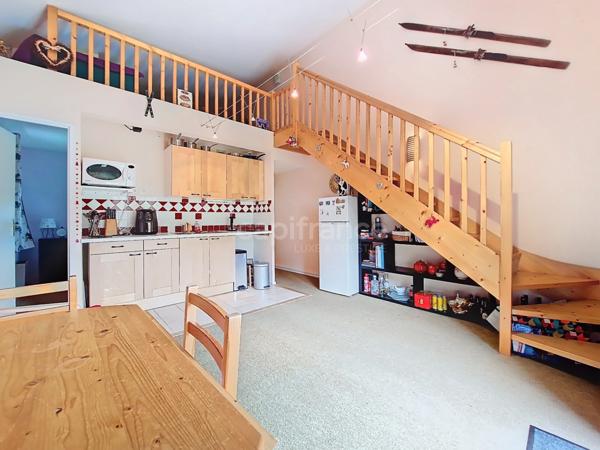 Appartement à vendre 3 pièces à St Gervais(74) - Vue Mont Blanc