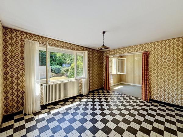 Maison 2 chambres, sous-sol et jardin - 85m² - Inzinzac-Lochrist