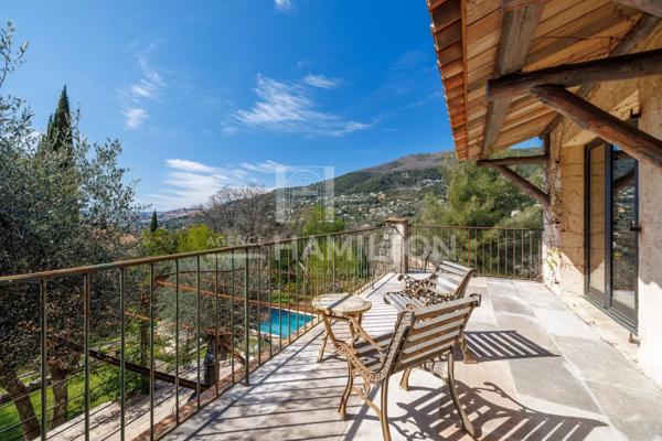 BAISSE DE PRIX! MAS EN PIERRE• 230 M² • 6 CHAMBRES • PISCINE 10× Grasse