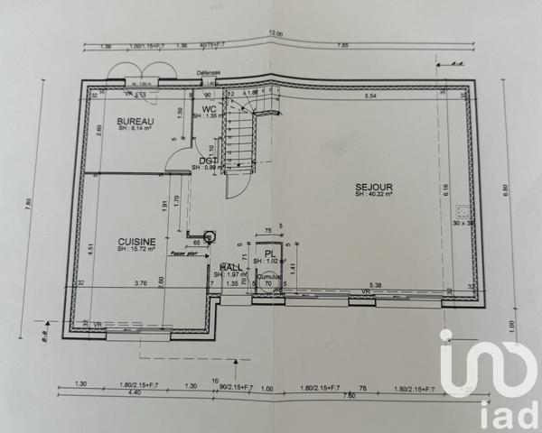 Maison à vendre 6 pièces 117 m² Pontpoint