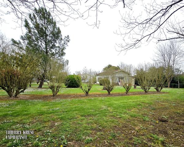 Maison quatre pièce, plain-pied, garages, sur magnifique parcelle de plus 2600m².