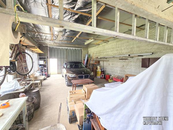 Maison quatre pièce, plain-pied, garages, sur magnifique parcelle de plus 2600m².