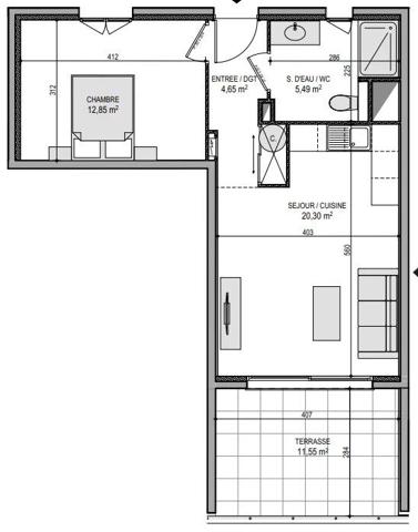 Vente Appartement 2 pièces 43 m2 à Grosseto-Prugna