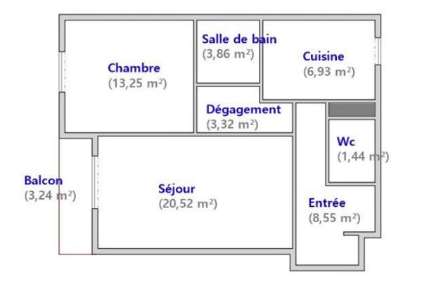 Paris 10e – Cour des Petites Écuries – 2 pièces au calme avec balcon, cave et parking