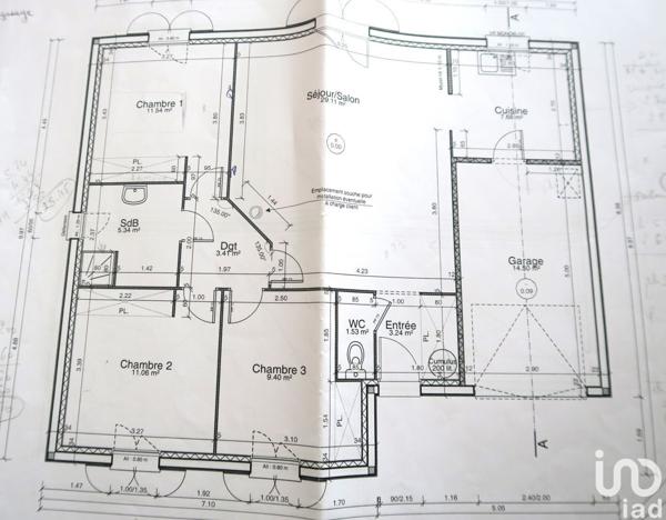 Maison 5 pièces de 85 m² à Chauvigny (86300)