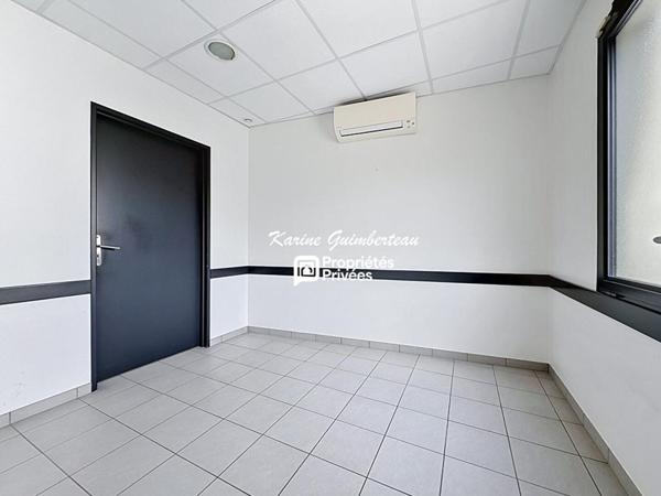 Axe passant : Bureaux 100 m2 avec stationnement privatif