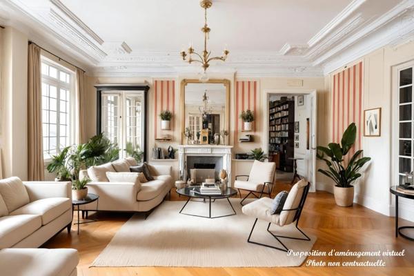 Superbes volumes pour cet appartement d'exception