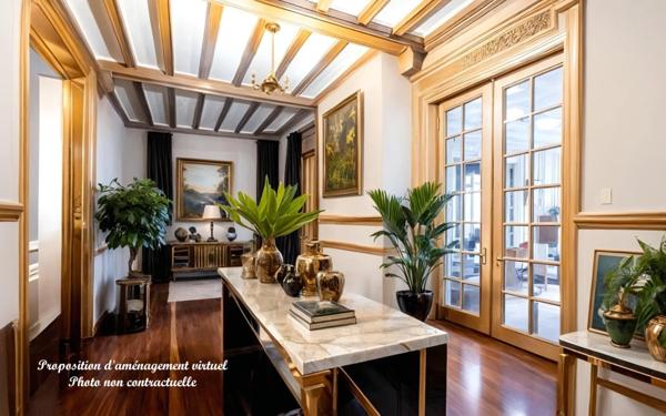 Superbes volumes pour cet appartement d'exception