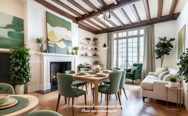 Superbes volumes pour cet appartement d'exception