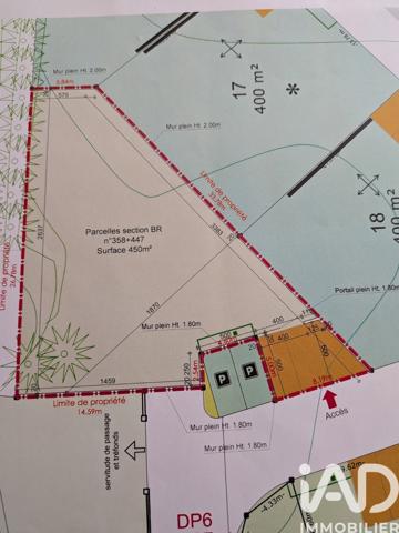 Terrain à vendre 450 m² Bourg-en-Bresse