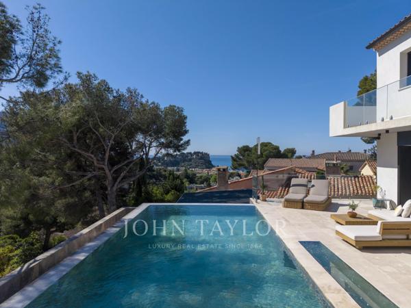Villa contemporaine d’exception à Cassis avec vue mer et Cap Canaille, piscine et dépendances