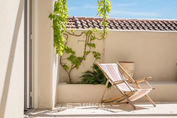 Maison de ville avec terrasse