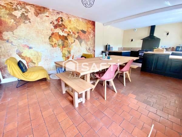 Maison contemporaine avec le cachet de l'ancien - 3 chambres de 102m2 avec terrasse et parking sécurisé