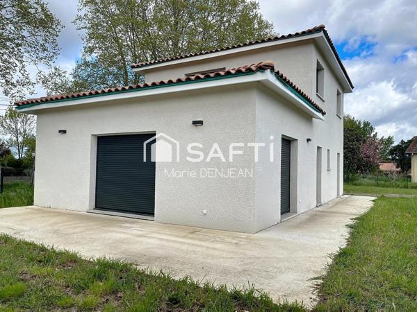 Villa neuve 5 pièces - 116 m² - 1240 m² de terrain.